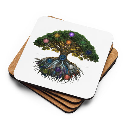 Ecosystem Tree — Cyber Sage Coaster — front view