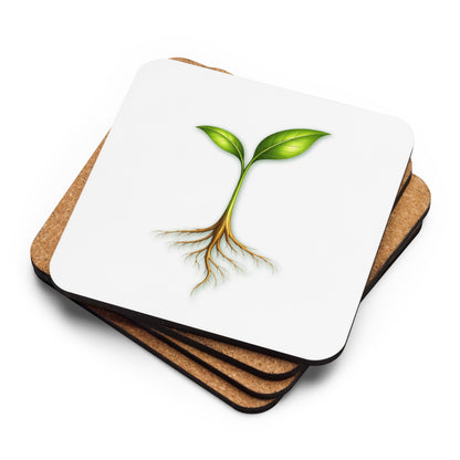 Take Root — Cyber Sage Coaster — front view