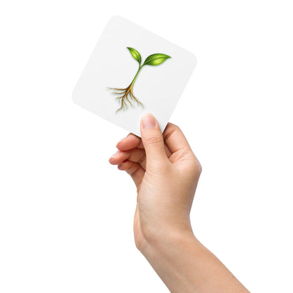 Take Root — Cyber Sage Coaster — front view