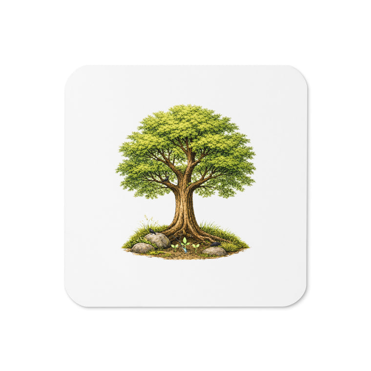 Grow coaster artwork representing The Grove