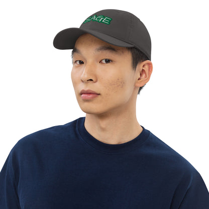 SAGE Take Root organic baseball cap in charcoal, front view