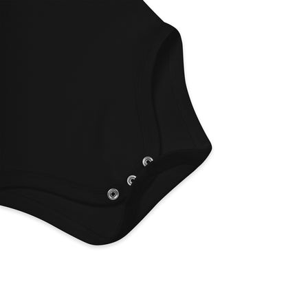 Take Root — Organic Cotton Baby Bodysuit — Growth From the Start — black product details