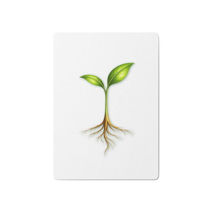 Take Root — Grove Deck — poker playing cards white 2.5x3.5 front view