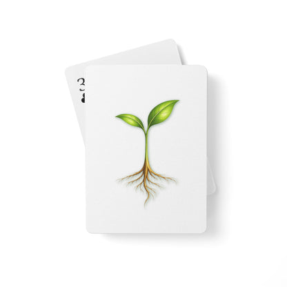 Take Root — Grove Deck — poker playing cards white 2.5x3.5 front view