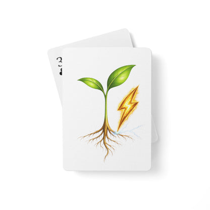 Rise — Grove Deck — poker playing cards white 2.5x3.5 front view