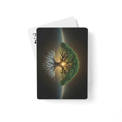 Cyber Sage — Grove Deck — poker playing cards white 2.5x3.5 front view