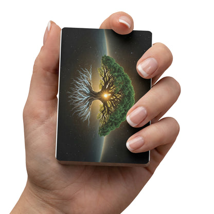 Cyber Sage Grove Deck playing cards with lightning tree artwork
