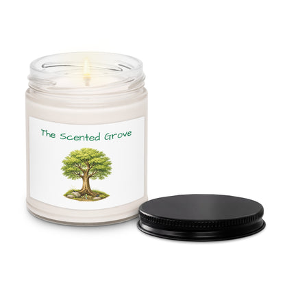 Grow — Scented Soy Candle — scented soy candle_ 9oz apple harvest front view
