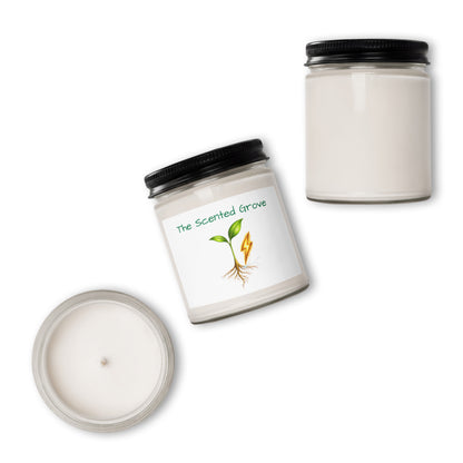 Rise — Scented Soy Candle — scented soy candle_ 9oz clean cotton front view