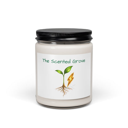 Rise — Scented Soy Candle — scented soy candle_ 9oz sea salt and orchid front view