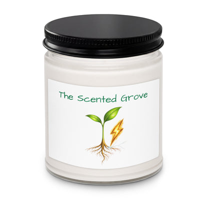 Rise — Scented Soy Candle — scented soy candle_ 9oz sea salt and orchid front view