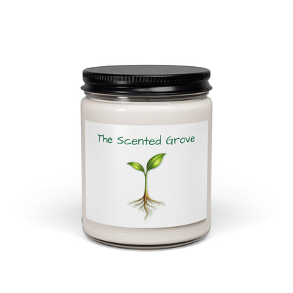 Take Root — Scented Soy Candle — scented soy candle_ 9oz white sage and lavender front view