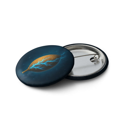 Cyber Seed — Cyber Seed Pins — set of pin buttons white 1.25 front view