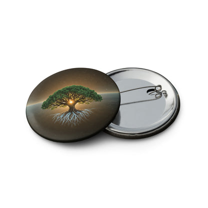 Cyber Sage — Cyber Sage Pins — set of pin buttons white 2.25 front view