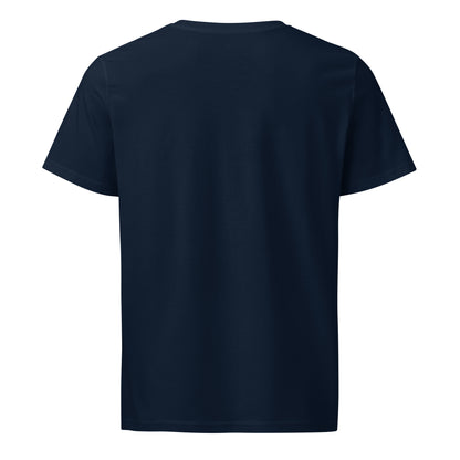 Cyber Sage Classic — Organic Cotton T-Shirt — unisex organic mid light t shirt french navy back