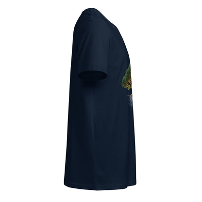 Cyber Sage Classic — Organic Cotton T-Shirt — unisex organic mid light t shirt french navy right-side view