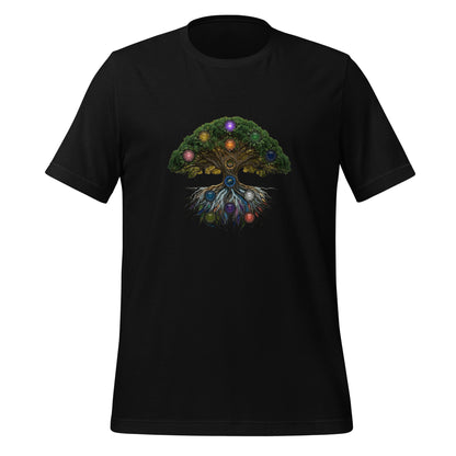 The Grove — Cyber Sage Tee (Ecosystem Series) V1 — black front view