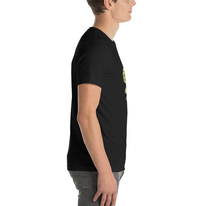 Grandis — t-shirt Cyber Sage en noir, vue de droite