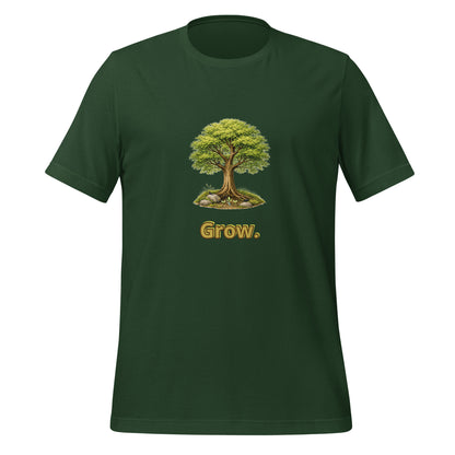 Grow — Cyber Sage Tee (Seed Series) — forest front view