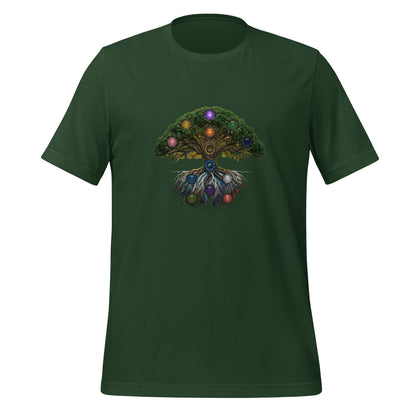 The Grove — Cyber Sage Tee (Ecosystem Series) V1 — forest front view