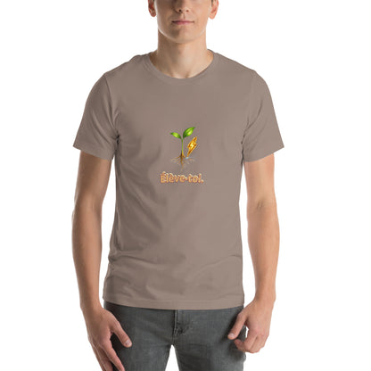 Élève-toi — t-shirt Cyber Sage en Pebble, vue de face