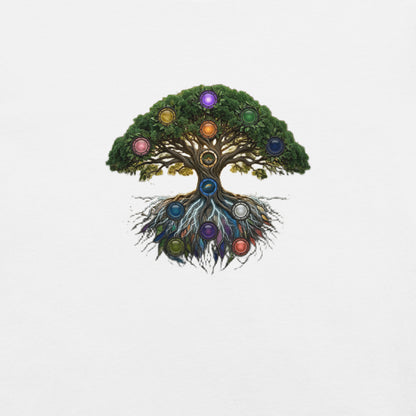 The Grove — Cyber Sage Tee (Ecosystem Series) V1 — white front view