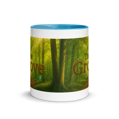 The Mug of the Grove — Color-Inside Mug — blue 11 oz front view