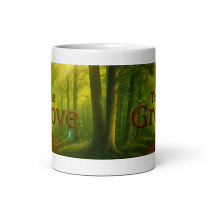 The Mug of the Grove - White and Glossy Edition — white 11 oz front view